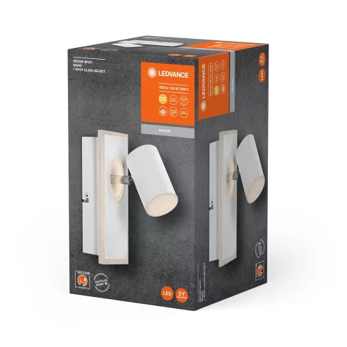 LED Fali Mennyezeti Lámpa Szett Felületre Szerelt 16.5W 875lm CCT Dekoratív Fehér Spotlámpa Mars Ledvance