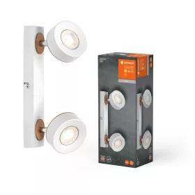   LED Fali Mennyezeti Lámpa Szett Felületre Szerelt 9.6W 615lm CCT Dekoratív Fehér Spotlámpa Pluto Ledvance