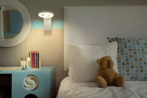 LED fali mennyezeti lámpa, felületre szerelhető, 11W, 340lm, CCT, dekoratív fehér spotlámpa, Saturn, Ledvance