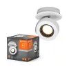 LED fali mennyezeti lámpa, felületre szerelhető, 5,5 W, 210 lm CCT, dekoratív fehér pontfény, Venus, Ledvance