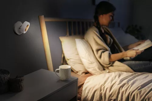 LED fali mennyezeti lámpa, felületre szerelhető, 5,5 W, 210 lm CCT, dekoratív fehér pontfény, Venus, Ledvance