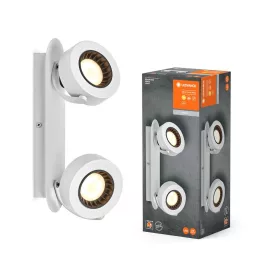   LED Fali Mennyezeti Lámpa Szett Felületre Szerelhető 10.5W 450lm CCT Dekoratív Fehér Spotlámpa Venus Ledvance