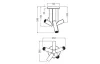 Dekoratív mennyezeti lámpa E27 Többszínű Decor Ledvance