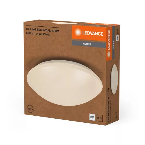 LED Mennyezeti Lámpa Felületre Szerelhető 24W 1920lm 4000K Semleges Fehér 40cm Essentials Ledvance
