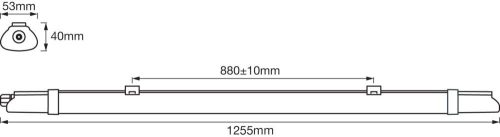 Lámpatest Lineáris Világításszalag 18W 1800lm 4000K Semleges Fehér Essentials Ledvance