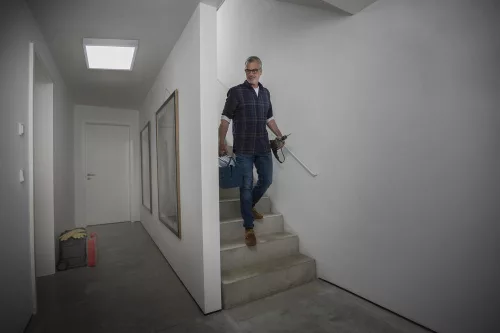 LED panel mennyezeti lámpatest 36W 3200lm 6500K hideg fehér felületre szerelhető 60cm Essentials Ledvance Panel