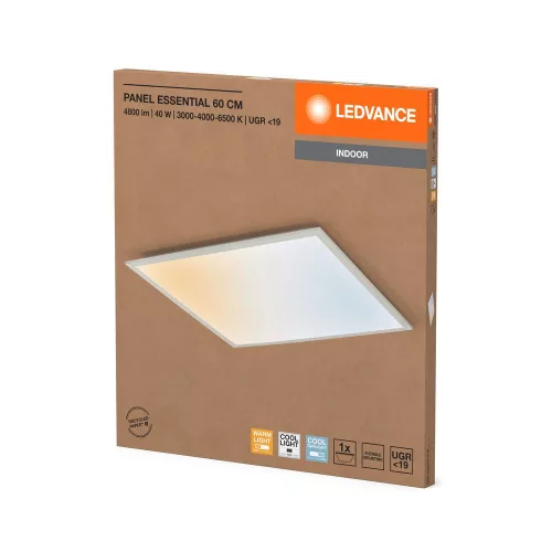 LED panel mennyezeti lámpatest 40W 3600lm 3000K - 6500K CCT felületre szerelhető fehér 60x60cm Essentials Ledvance Panel