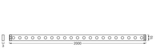 LED szalag 3.6W RGB Audio TV távirányító 2M Flex Audio Ledvance