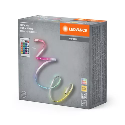 LED szalag 10W 3000K Meleg RGBw Távirányítóval 3M Flex Ledvance