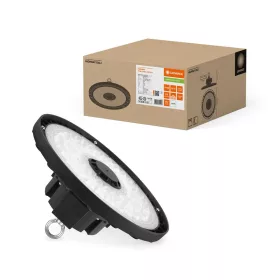   LED ipari lámpatest 75W 13275lm 4000K Semleges, szabályozható fényerejű, fekete, IP66 IK10, magas öböl, Gen 5, Ledvance