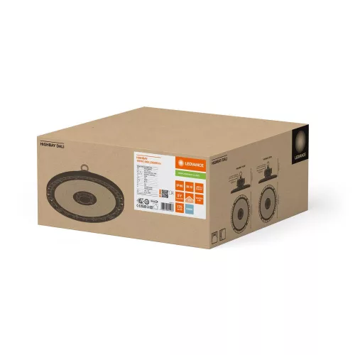 LED ipari lámpatest 150W 26250lm 6500K Hidegfényű, IP66 IK10 High Bay Gen 5 fekete Ledvance