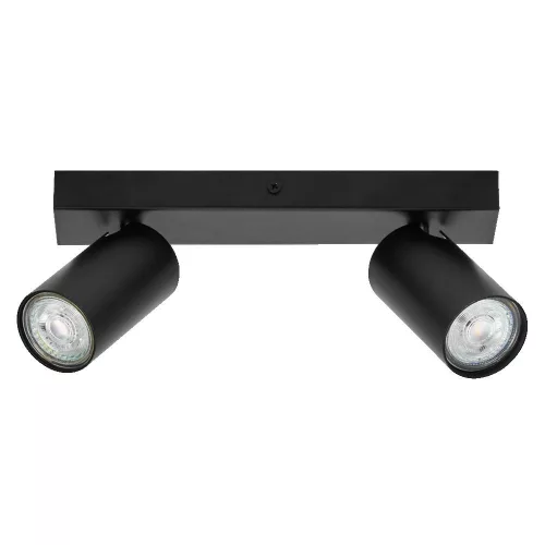 LED fali mennyezeti lámpa, felületre szerelhető, 6,8 W, 460 lm, 3000 K, meleg, szabályozható fényerejű, fekete, LED spotlámpa, nyolcszögletű, Ledvance