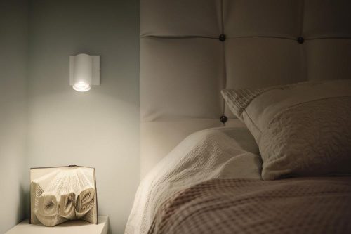 LED fali mennyezeti lámpa, felületre szerelhető, 3,4 W, 230 lm, 3000 K, meleg, szabályozható fehér, LED spotlámpa, nyolcszögletű, Ledvance