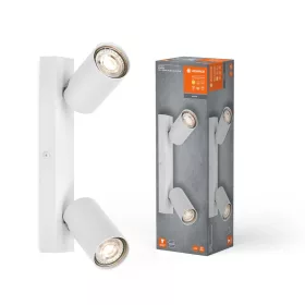   LED fali mennyezeti lámpa, felületre szerelhető, 6,8 W, 460 lm, 3000 K, meleg, szabályozható fehér, LED spotlámpa, nyolcszögletű, Ledvance