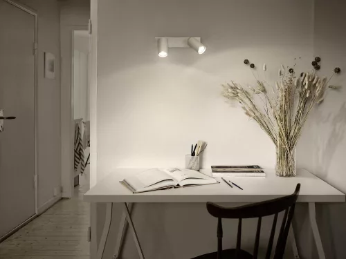 LED fali mennyezeti lámpa, felületre szerelhető, 6,8 W, 460 lm, 3000 K, meleg, szabályozható fehér, LED spotlámpa, nyolcszögletű, Ledvance