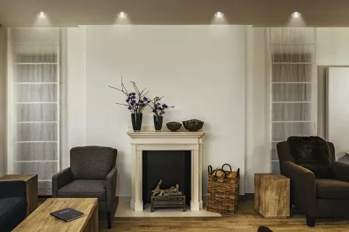 LED panel süllyesztett spotlámpa 5W 350lm 4000K semleges spotlámpa fehér-fekete mélysugárzó vékony Ledvance