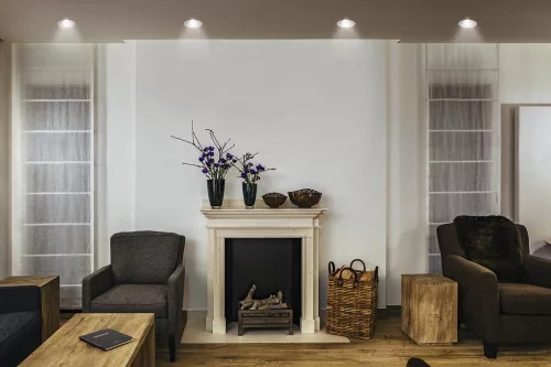 LED Panel Süllyesztett Spotlámpa 10W 800lm CCT Spot Fehér Ezüst Beépíthető Világítás Slim Ledvance