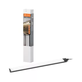   LED Szekrény alatti lámpa Mozgásérzékelővel 5W 320lm CCT Szabályozható Fekete 35cm Lineáris Szög Ledvance