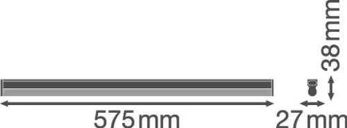 Lámpatest Lineáris Világításszalag 10W 1000lm 3000K Meleg Fehér Ledvance