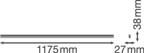 Lámpatest Lineáris Világításszalag 20W 3000K 2000lm Meleg Fehér Ledvance