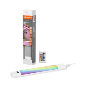   LED szekrény alatti lámpa mozgásérzékelővel 4W 230lm 3000K Meleg RGBW Szabályozható Távirányítóval Fehér 30cm Lineáris Él Ledvance