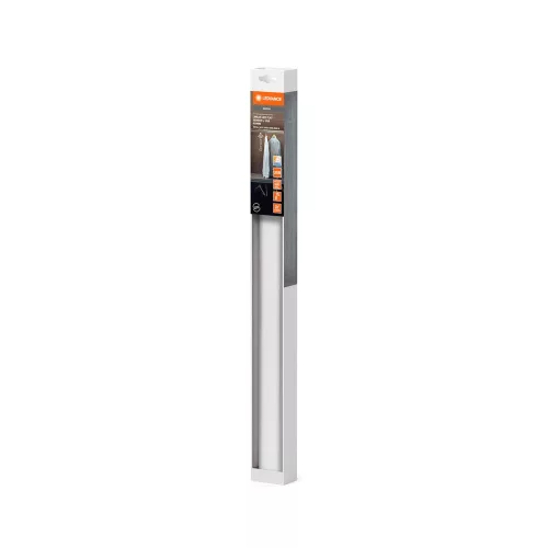 Kabinet alatti LED szalagfény 4W 270lm CCT alkonyati mozgásérzékelővel, elemes, szürke lineáris Ledvance