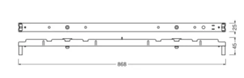 Panel Lineáris Világítótestszalag G5 Felületre Szerelt Fehér 86.8x2.5cm Linear Ledvance