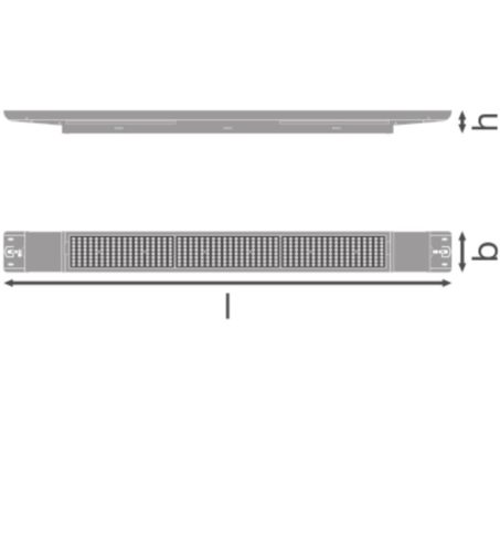 Lámpatest Lineáris világítószalag 42W 6510lm 4000K Semleges fehér Low Bay Flex Ledvance