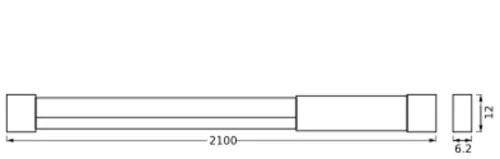 LED Szalag 4W RGB RGB Távirányító USB 2M Neonflex Ledvance