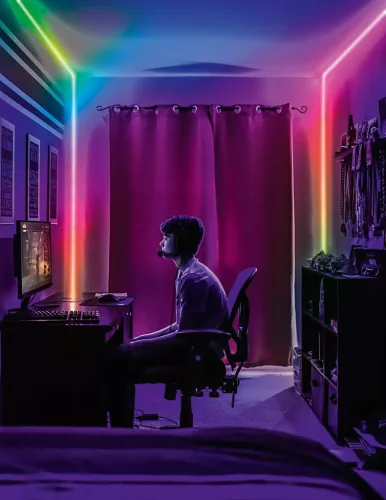 LED Szalag 4W RGB RGB Távirányító USB 2M Neonflex Ledvance