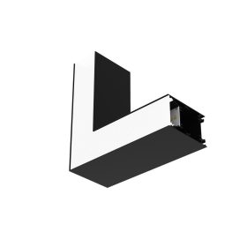   Csatlakozó lineáris lámpatestekhez 6.9W 940lm CCT L alakú, ferde, fekete, irodai lineáris Ledvance