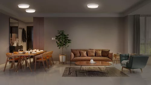 LED Mennyezeti Lámpa Felületre Szerelhető 24W 1500lm 3000K Meleg Fehér 39cm Orbis Ledvance