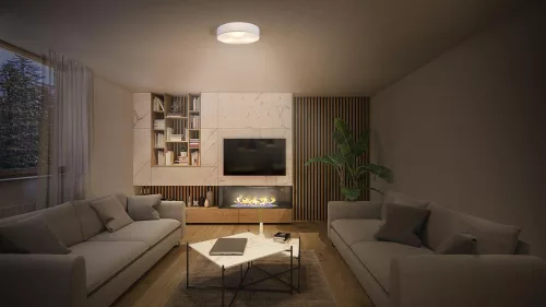 Mennyezeti lámpa, felületre szerelhető, E27, fehér, 30 cm, Orbis, Ledvance