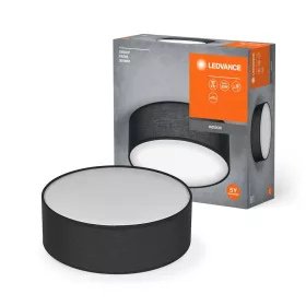   Mennyezeti lámpa, felületre szerelhető, E27, fekete, 30 cm, Orbis Ledvance