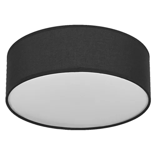 Mennyezeti lámpa, felületre szerelhető, E27, fekete, 30 cm, Orbis Ledvance