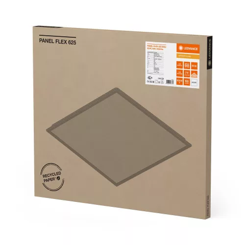 LED panel lámpa mennyezetre 32W 5220lm 4000K Semleges fényerejű, szabályozható, felületre szerelhető, süllyesztett, fehér 62x62cm Flex Ledvance