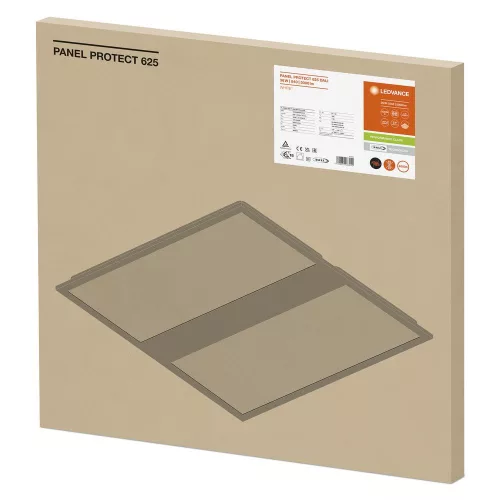 LED panel mennyezeti lámpatest 36W 5040lm 4000K semleges fényerejű, szabályozható, felületre szerelhető, süllyesztett, fehér, 62x62cm, Protect Ledvance