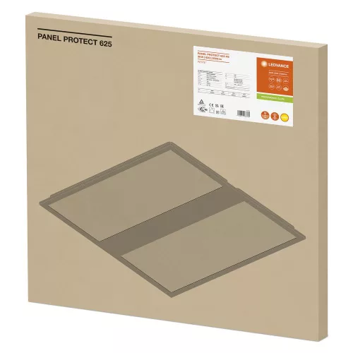 LED panel mennyezeti lámpatest 36W 5040lm 3000K meleg fehér 62x62cm Protect Ledvance