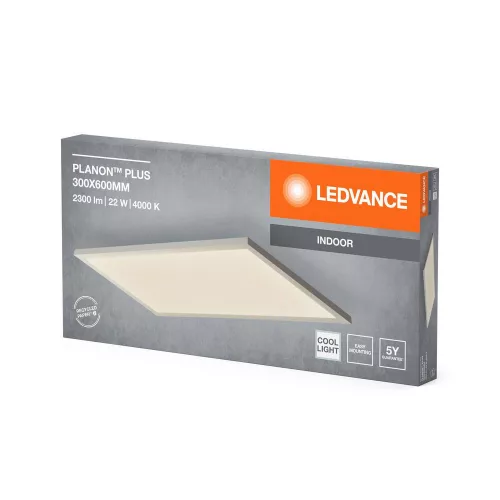 LED panel mennyezeti lámpatest 22W 1600lm 4000K semleges fehér felületre szerelhető 60x30cm Planon™ Ledvance