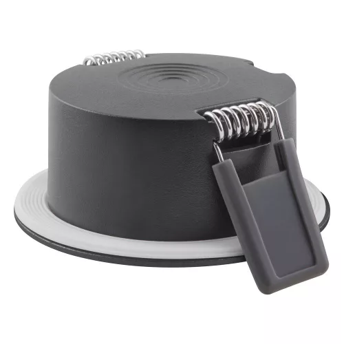 LED panel süllyesztett spotlámpa 4W 300lm 3000K meleg, szabályozható fényerejű spotlámpa fekete, légbeömlős, állítható Ledvance