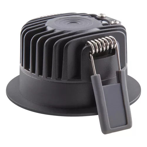 LED Panel Süllyesztett Spotlámpa 8W 640lm 3000K Meleg, Szabályozható Spotlámpa Fekete, Fix Ledvance