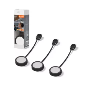   Szekrény alá szerelhető LED szalaglámpa 3W 250lm 3000K meleg fekete spotlámpa Ledvance