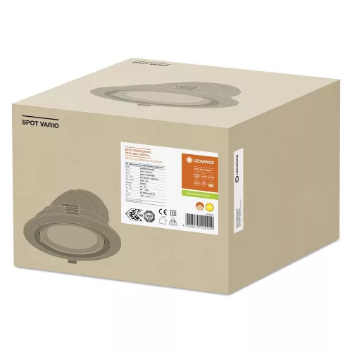 LED Panel Süllyesztett Spotlámpa 35W 3350lm CCT Spot Fehér Vario Ledvance