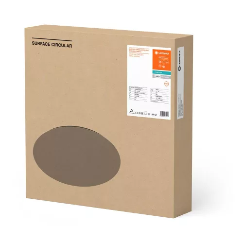 LED mennyezeti lámpa 42W 3500lm 4000K semleges fényerejű, szabályozható, felületre szerelhető, fehér, 50cm, felületre szerelhető, fehér Ledvance