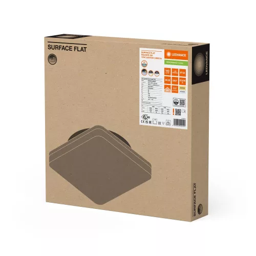 LED panel mennyezeti lámpatest 46010W 2660lm 3000K - 4000K CCT felületre szerelt fehér 33x33cm Felületre szerelhető Ledvance