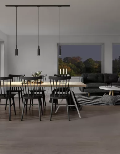 Ledvance Tracklight GU10 függesztékes mennyezeti lámpa, fekete