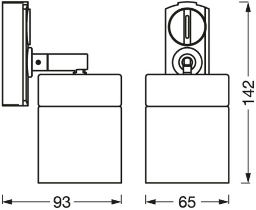 LED Panel Süllyesztett Spotlámpa GU10 Fehérarany Sínes Spotlámpa Hengeres Arany Ledvance