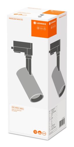 LED sínre szerelhető lámpatest 25W 1900lm 4000K semleges 3 fázisú állítható szürke sínre szerelhető lámpa Ledvance