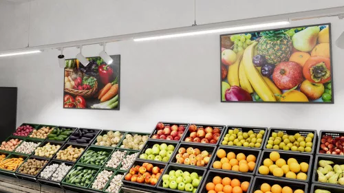 LED lineáris lámpa 70W 12100lm 4000K semleges fehér függesztett, felületre szerelt, 150cm Trusys Ledvance vészvilágítási modul