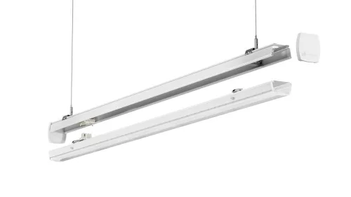 LED lámpa, lineáris lámpatest, 50W, 8300lm, 6500K, hidegen szabályozható, felületre szerelhető, függesztett, fehér, 150cm, Trusys Ledvance